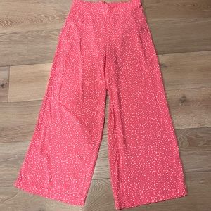 Sol & Luna polka dot pink pants